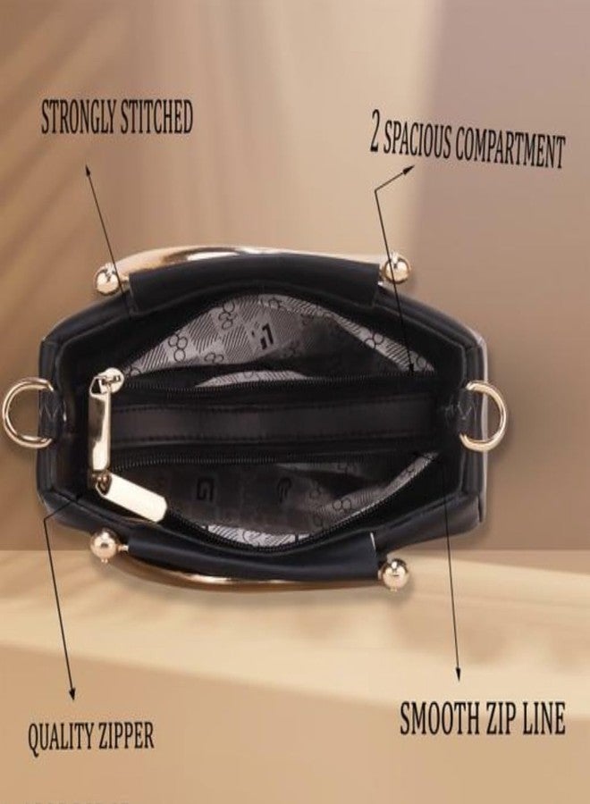 CULT FACTORY Latest Black Sling Bag For Woman Leather Side Bags For Women Stylish - Image 5